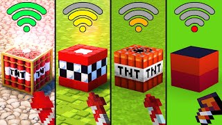 tnt with different Wi-Fi in minecraft