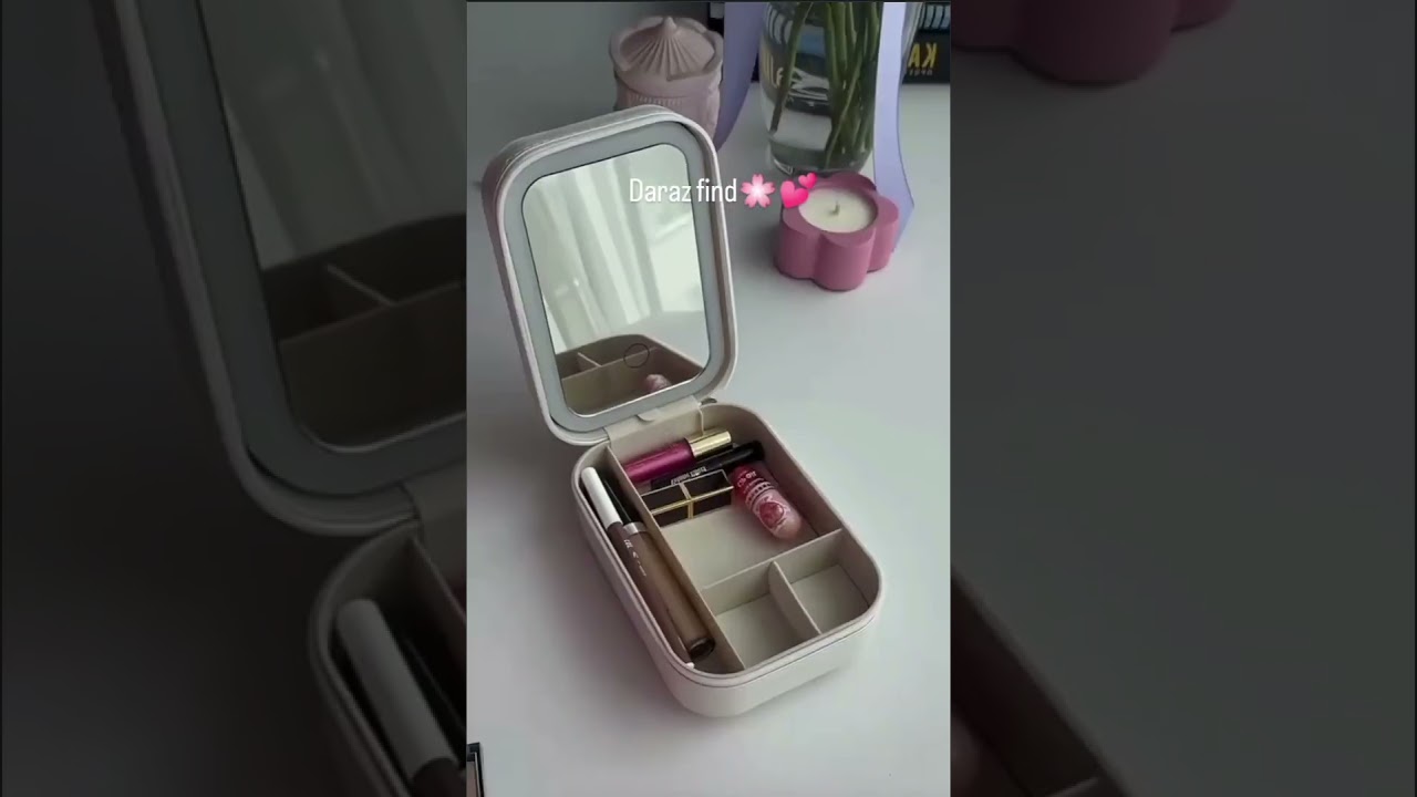 LED Makeup Mirror + Jewelry Box ✨Limited stock 🚨