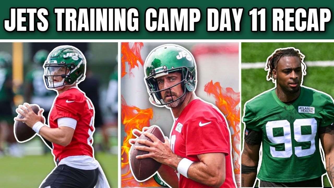 Jets Training Camp Day 11 RECAP | Aaron Rodgers & Zach Wilson Have GREAT Days - Offense Wins The Day