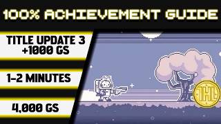 Super Astro Cat Title Update 3 100% Achievement Walkthrough * 1000GS in 1-2 Minutes *