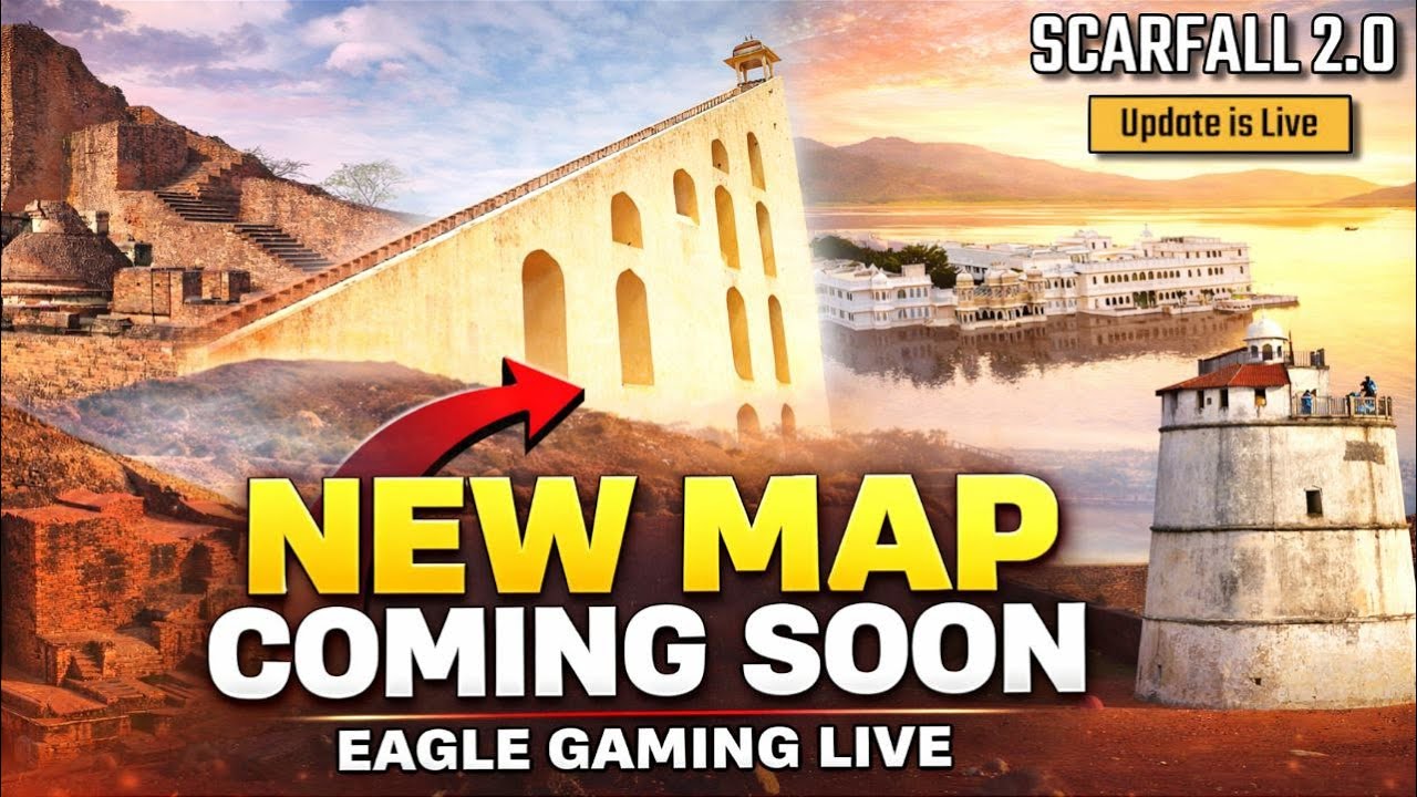Big Update! New Map Reveal Soon 🔥 | Scarfall 2.0 | Eagle Gaming Live 🔥🔥