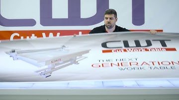 Mounting Large Format Prints Using The 1/3 Method With The CWT Work Table