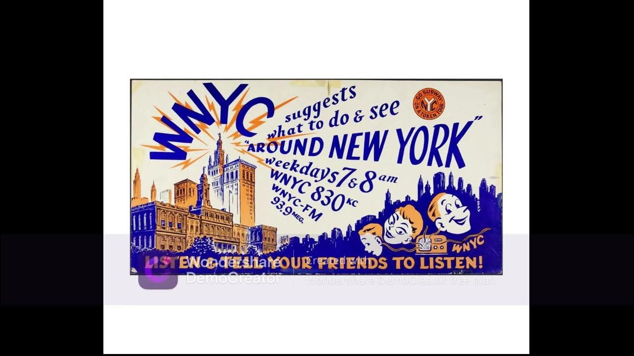 Wnyc sign off 93 9 fm 1949 youtube