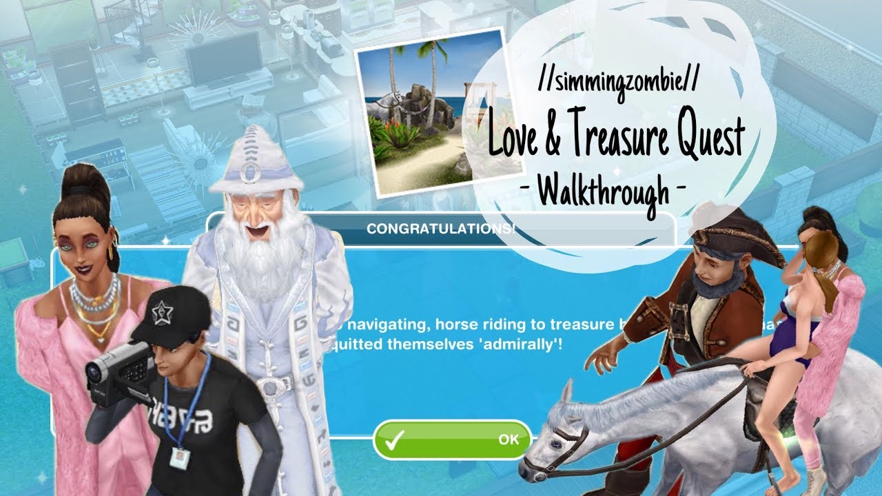 Love & Treasure Quest Private Island The Sims Freeplay YouTube