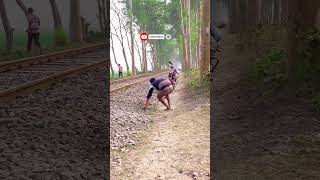 Village Fun He Played A Sound Box - Then Ed The Bike