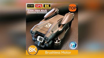 A must-have product! New Z908Max Dual8K GPS 10KM Drone Professional WIFI FPV Obstacle Avoidance Br