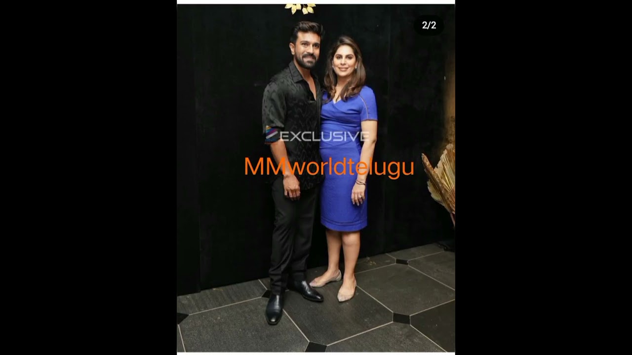 Ramcharan upasana at birthday celebrations adorable couple ☺️