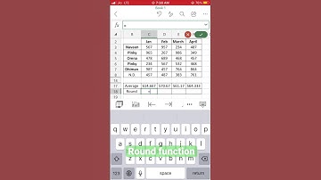 Round function in MS Excel #shorts #omnatechedu #excel