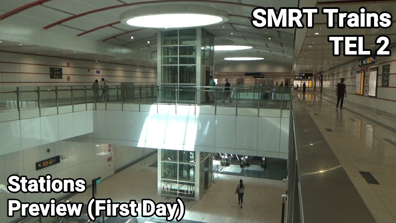 [First Day!] SMRT Trains - Thomson East Coast Line Stage 2 Stations Preview
