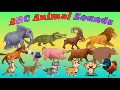 ABC Animal Sounds | Alphabet Animals Song for Kids N30TH3 | Animal ...