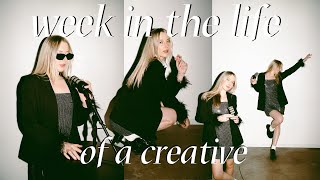 Week in the life of a Dallas Creative: Modeling, Rebrand Photoshoot, Y2K Market at Funky Fun Studios