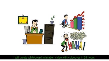 I will create whiteboard animation video with voiceover in 24 hours