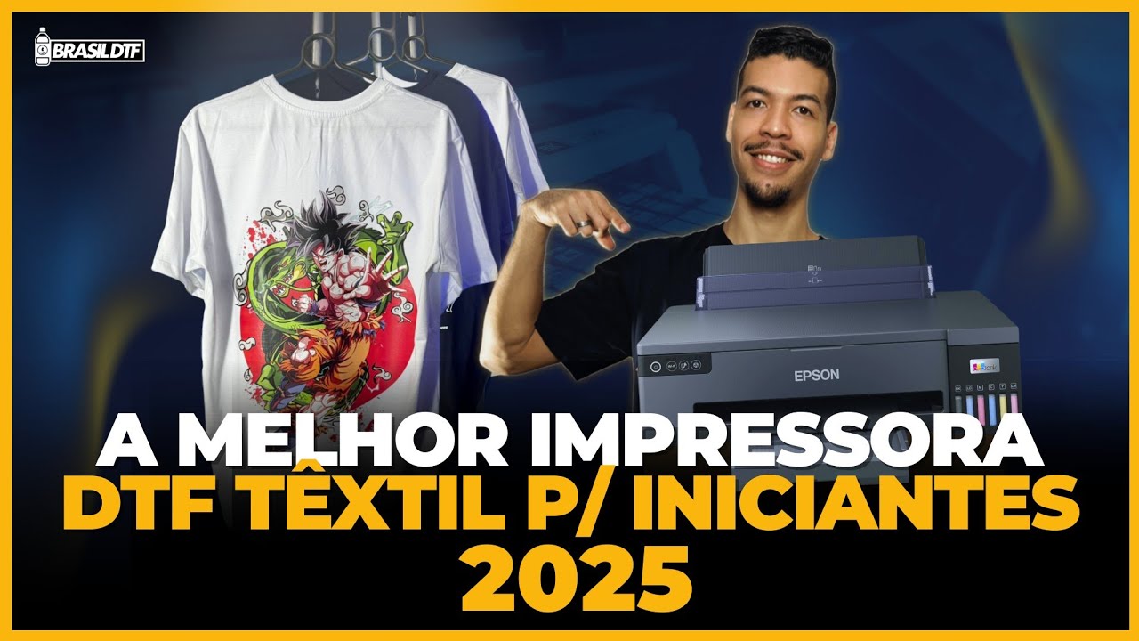 A melhor Impressora DTF Têxtil Adaptada para Iniciantes pra 2025!