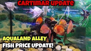 CARTIMAR AQUALAND ALLEY FISH PRICE UPDATE ! NAGKALAT NANAMAN MGA ISDA SA DAME !!