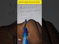 Math Challenge Multiplication #mathtutorialsRaju #mathtricks #Multiplication #shorts