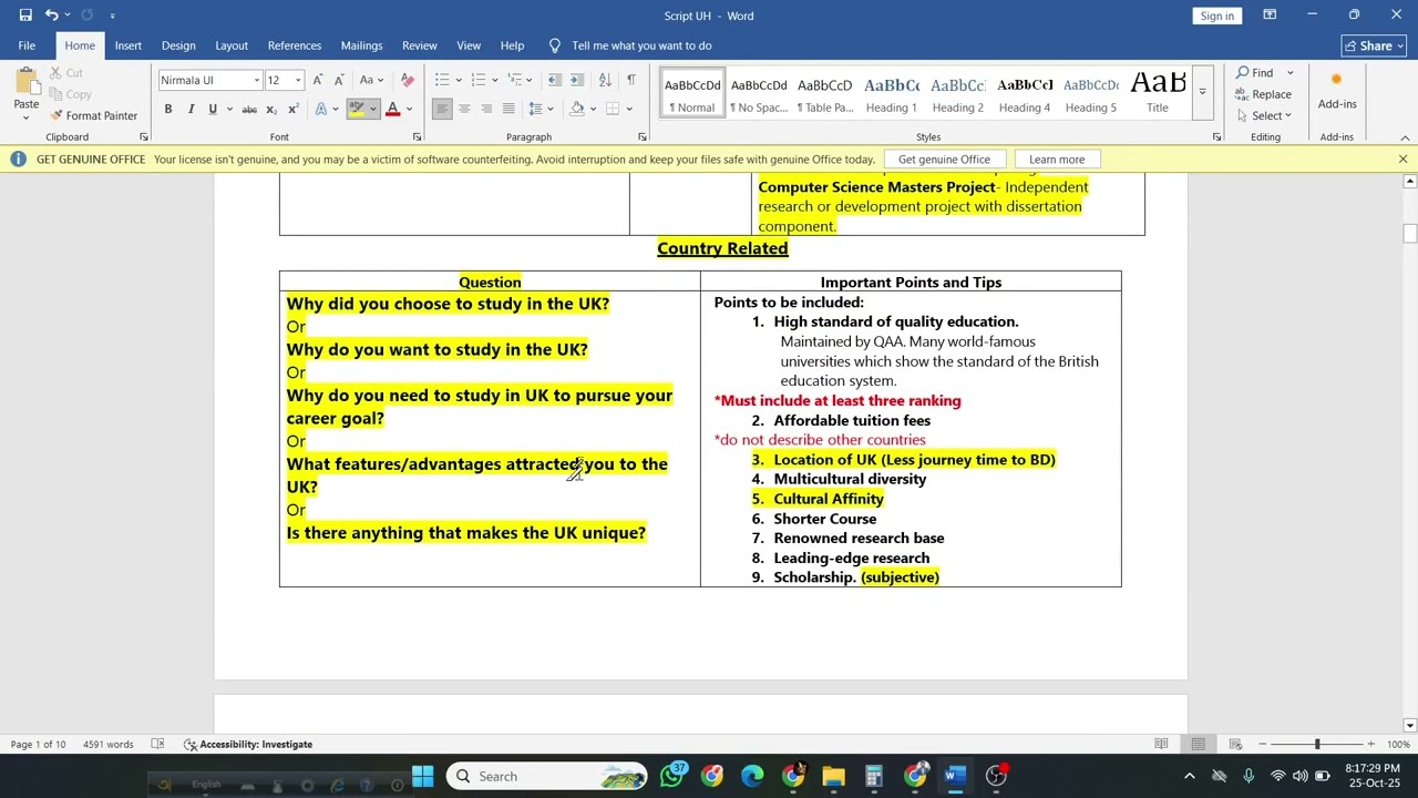 2025 UK Universities Interview Questions and Answers
