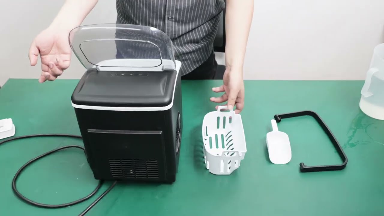 Countertop Bullet Ice Maker (HZB-12H) | Unboxing & First Use - YouTube