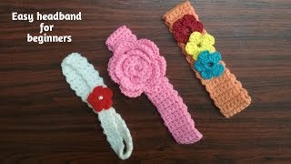 Crochet headband/hairband - [Hindi] Crochet Hair Accessory for ABSOLUTE BEGINNERS -(All SIzes)