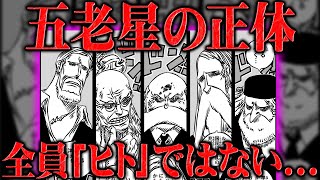 正体は人間でも幻獣でもなかった！？人智を超えた五老星の真の姿は古の種族なのか！