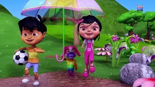 Pani Barsa Cham Cham | पानी बरसा छम छम छम | Balgeet Hindi | Kids Channel India | Hindi Kids Rhymes screenshot 5