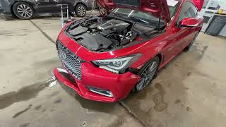 26E0395 - 2017 INFINITI Q60 - 3.0L ENGINE, FRONT POOWER SEAT, SUNROOF
