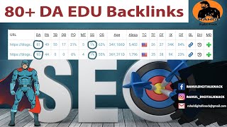 High DA Edu Backlinks | Instant Approval Dofollow Backlinks | High DA PA Backlinks 2022 | SEO