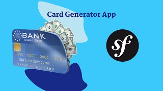 Bank Card Generator App | Simulation | Bank Application| Symfony screenshot 5