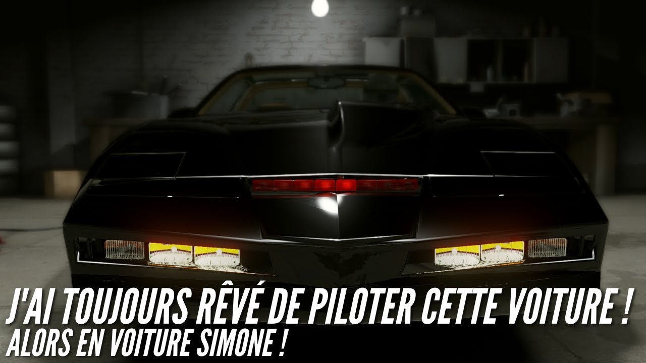 K2000 - K.I.T.T - J'ai toujours rêvé de piloter cette voiture ! 