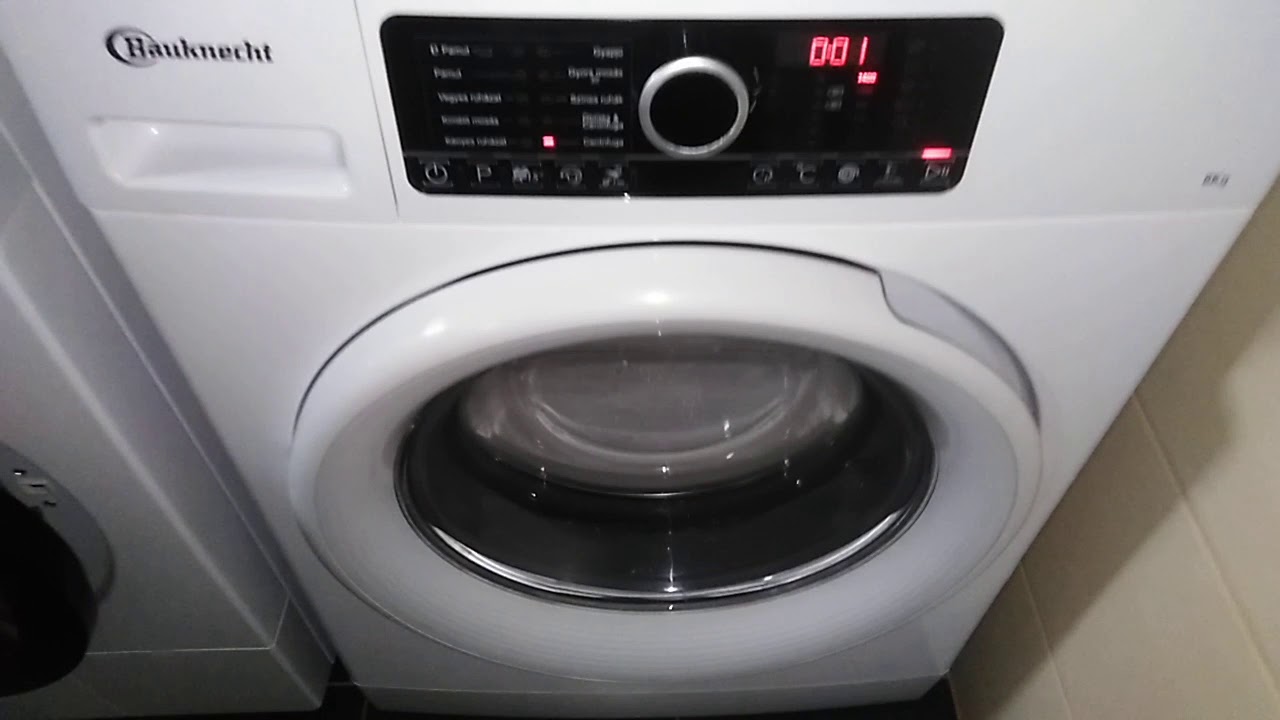 Bauknecht washing machine spin brake YouTube