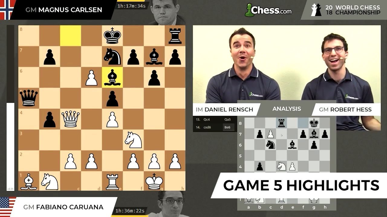 ChessNetwork - Game 5: 2023 World Chess Championship !wcc