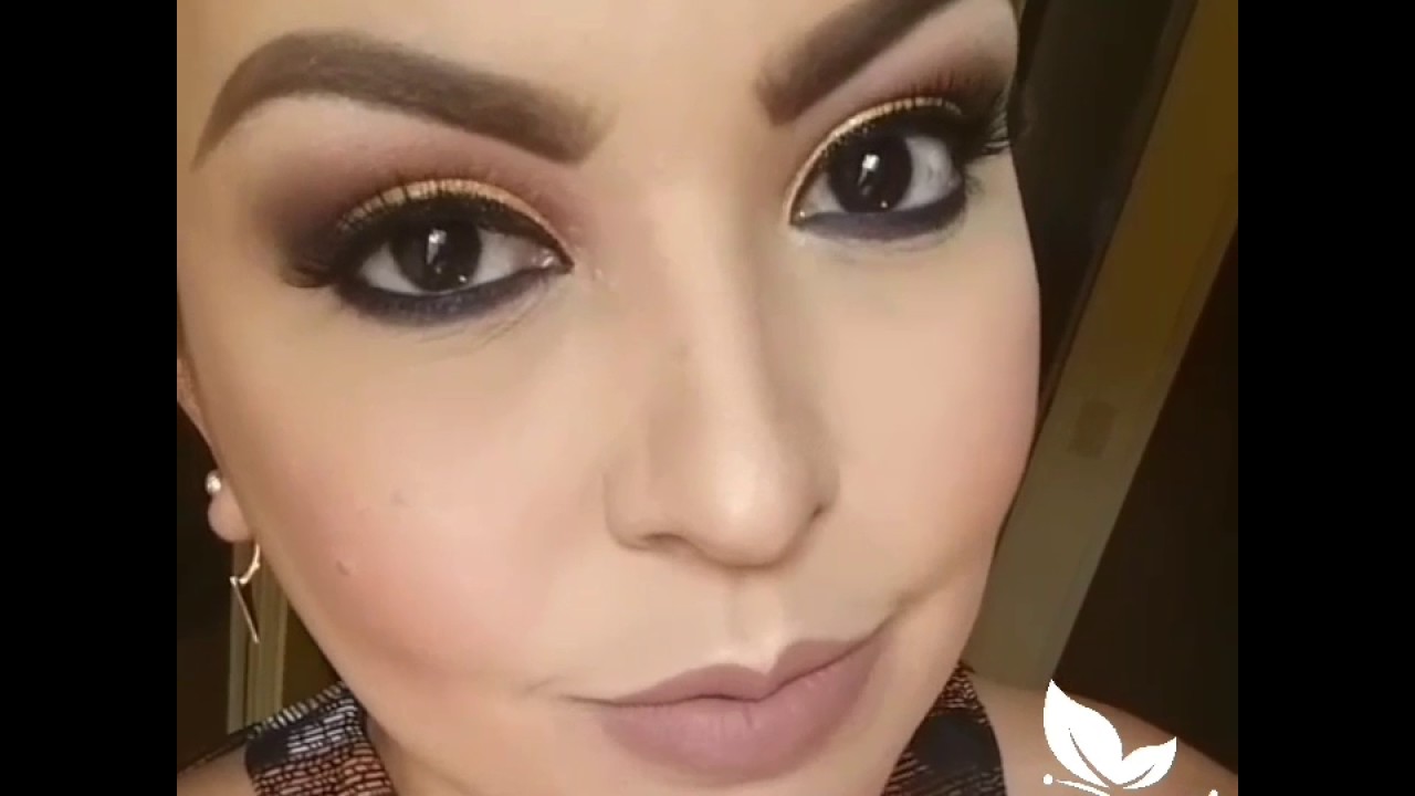 Maquillaje en colores tierra