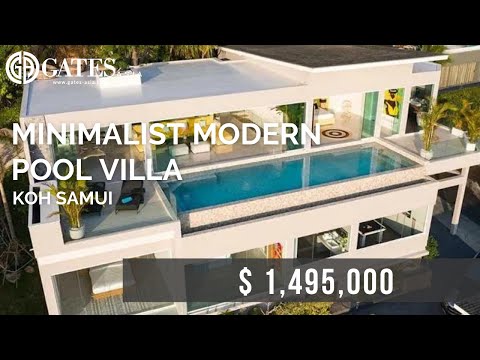 KOH SAMUI Minimalist Modern Pool Villa Overlooking the Ocean | GATES ASIA