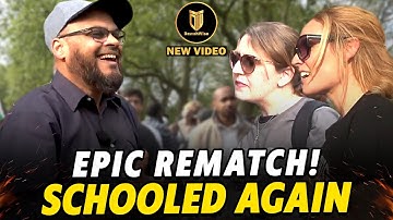 Christelijke vrouwenkruis✝️Onderzocht door moslim | Hashim | Speakers Corner