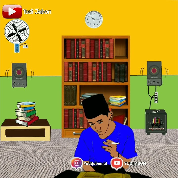 Story WA Animasi | Santri Santuy (6) | Ngaji Tentang Corona 2