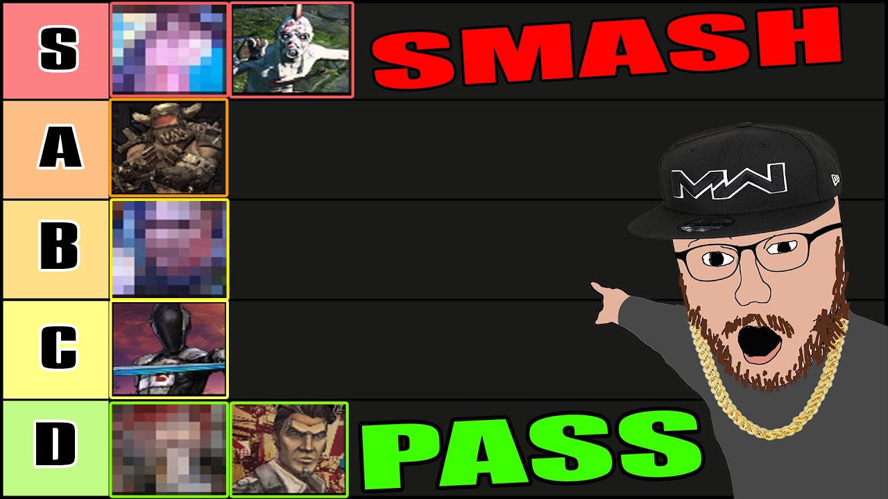 I Smashed Or Passed Borderlands Characters