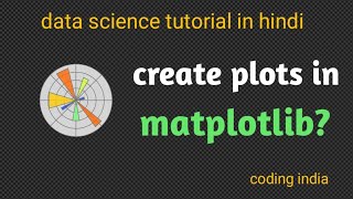 how to create plot in matplotlib | matplotlib tutorial | data visualization with python