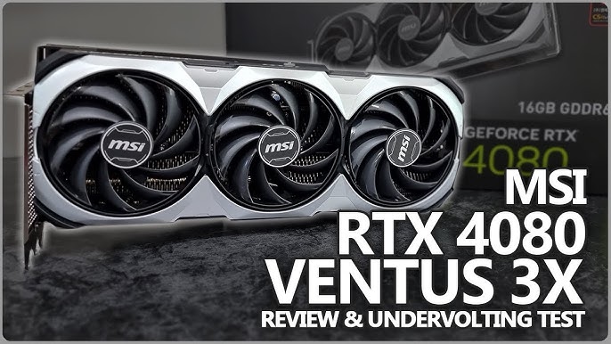 RTX 4080 MSI Ventus 3x OC - 15% OFF NO PIX