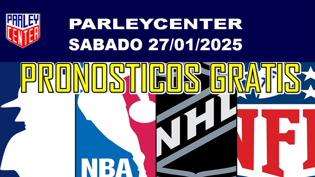 PRONOSTICOS  NFL, NHL Y NBA  PARA HOY LOGROS SABADO 27/12/2025 🔥PARLEY GRATIS🔥