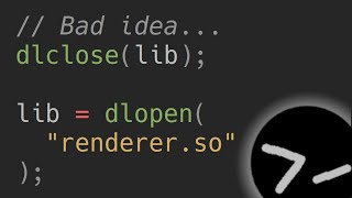 Hot-reloading my window managers renderer