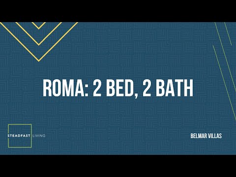 Roma: 2 bed, 2 bath, 945 sq. ft.