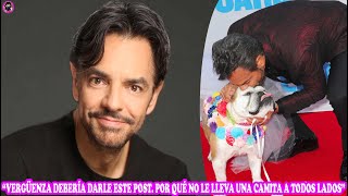 EUGENIO DERBEZ ES CRITICADO POR TRATAR MAL A SU PERRITA FIONA