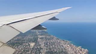 Etihad Airways B777-300 Landing at Chicago O'Hare Airport | EY - 151 | AUH - ORD
