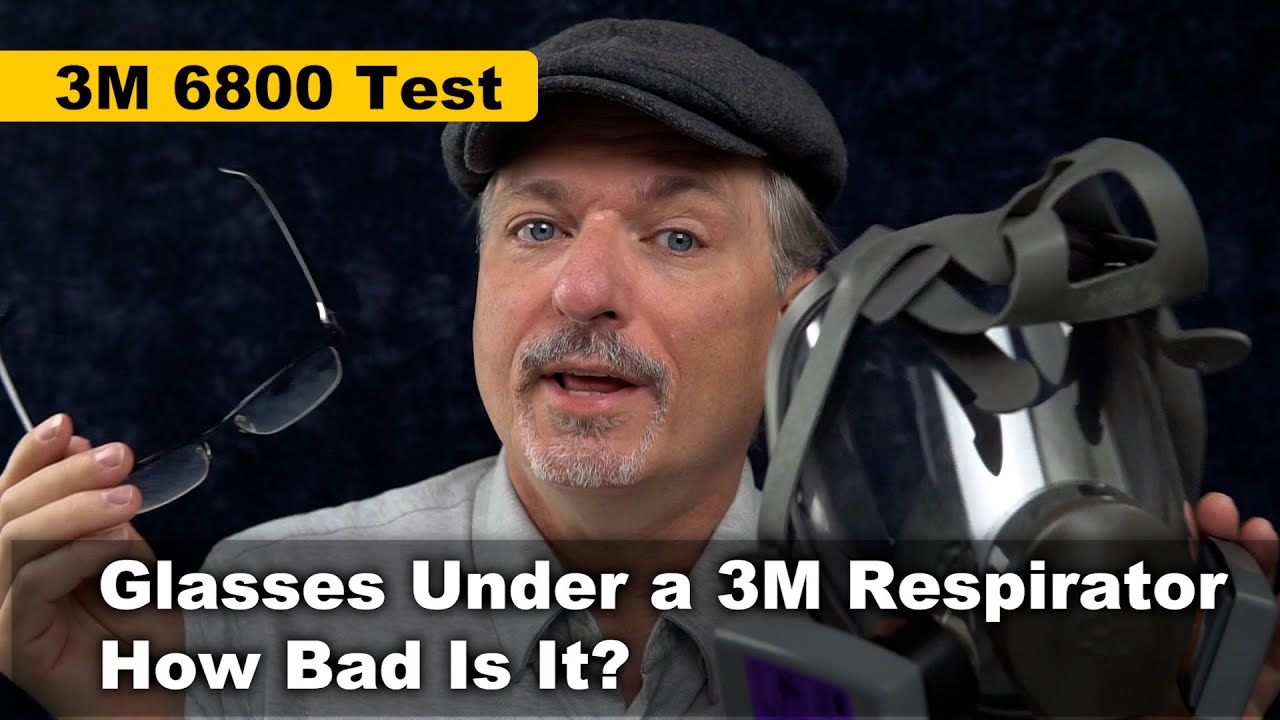 Can You Wear Glasses Under a Full Face 3M Respirator? NO!! Test Shows How Bad It Is. YouTube