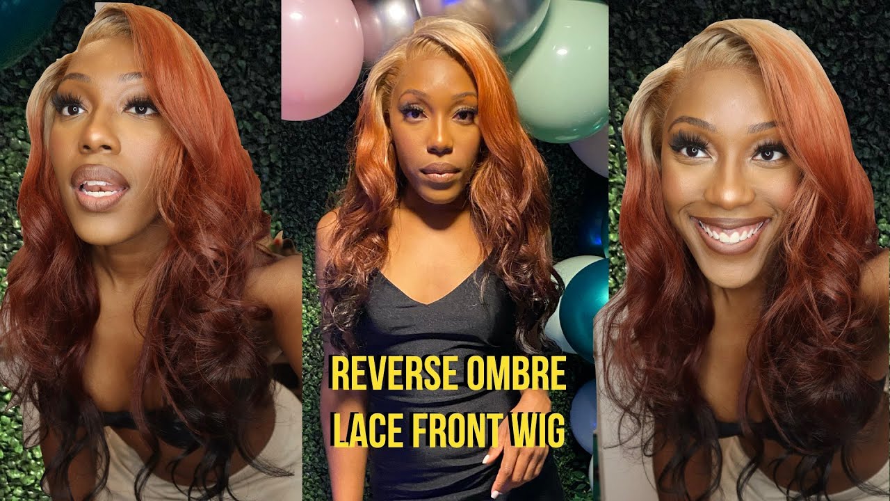 watch me ombre dye & install this 613 lace front wig Iseehair - YouTube...