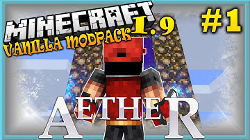 Minecraft 1.9 | Aether | (Episode 1) How to Build The Portal!