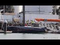 America`s Cup Team American Magic Yacht Defiant Prepares for Sailing in Auckland  - July 2020