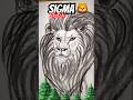 Sigma Male Sketch Attitude Video 🦁#shortsindia #shorts #sigma #attitude