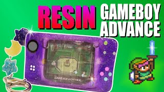 DIY RESIN GAMEBOY ADVANCE! Sophie and Toffee Unboxing UV Resin Tutorial Marble Maze Bag Charm