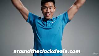 Nike Golf Sphere Dry Polo Shirt Mens XL Light Blue Waffle Knit Short Sleeve