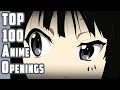 My TOP 100 Anime Openings Ever - [BASED ON SONGS] - 4K QUALITY